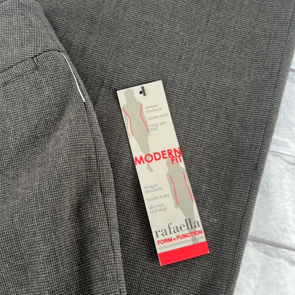 Rafaella straight leg professional Black/gray pants size 12